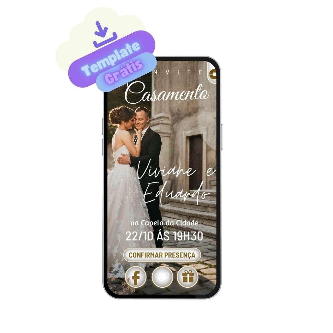 Convite De Casamento Digital Virtual Interativo 