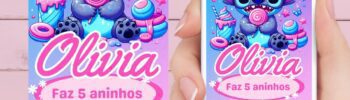 convite stitch para editar