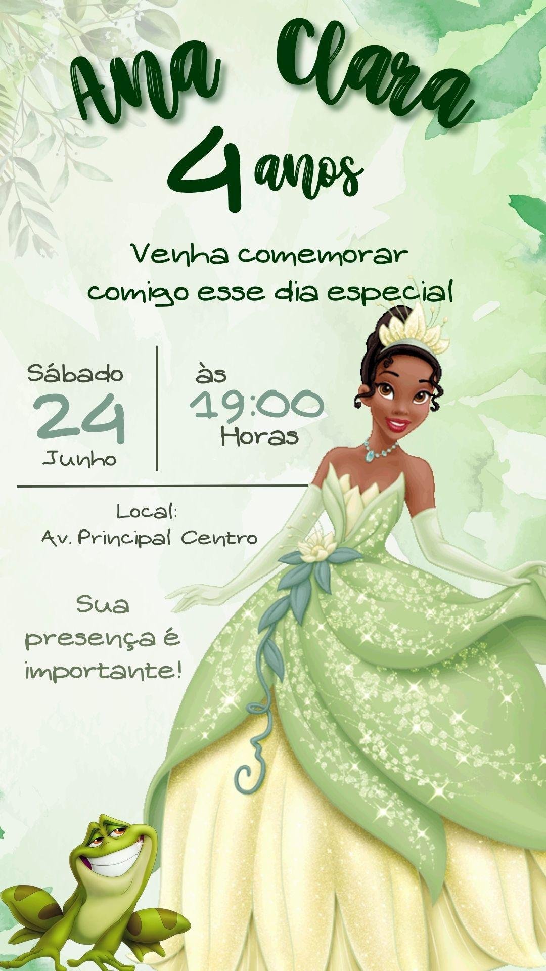 festa princesa tiana 
