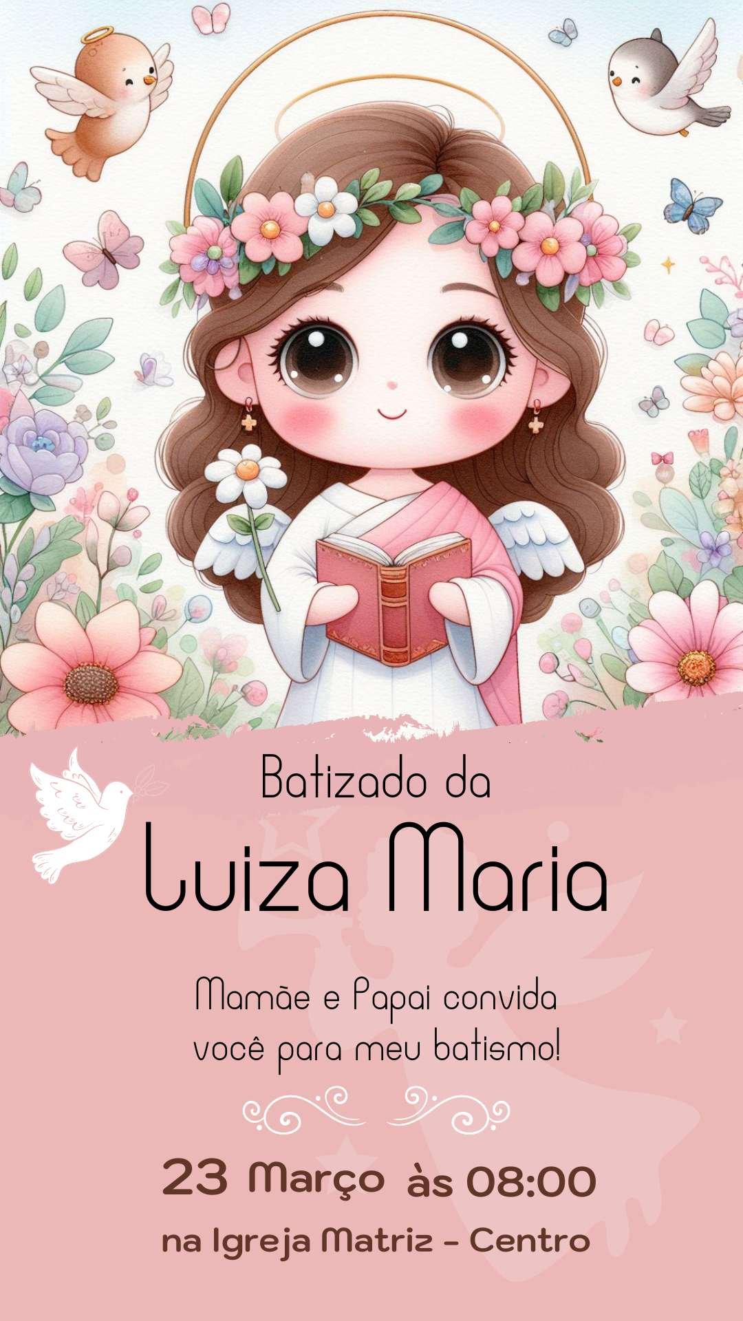 convite para batizado para convidados