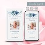 Convite de Missa de Sétimo Dia Editável Grátis 29 convite para missa de sétimo dia