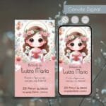 modelo de convite para batizado