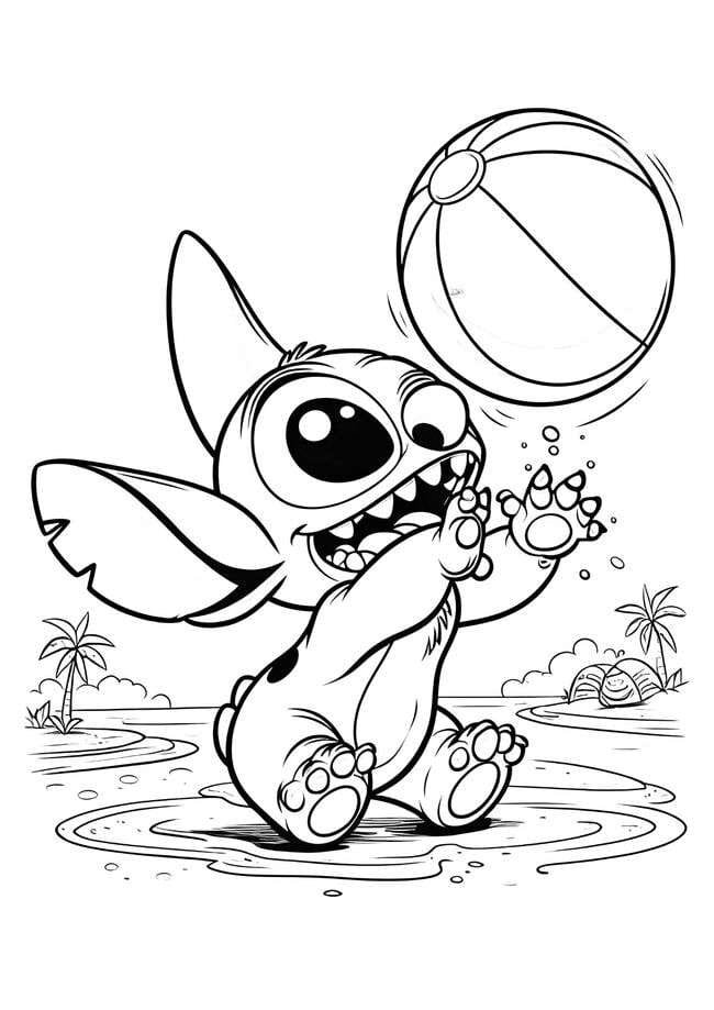 coloring pages lilo and stitch 
