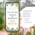 convite de casamento png para editar