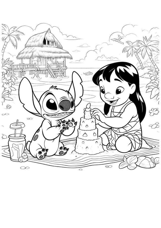 desenhos para colorir do stitch 