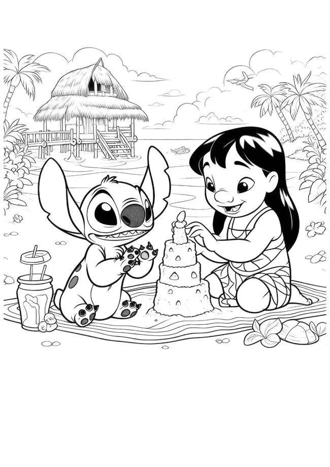 desenhos para colorir do stitch 