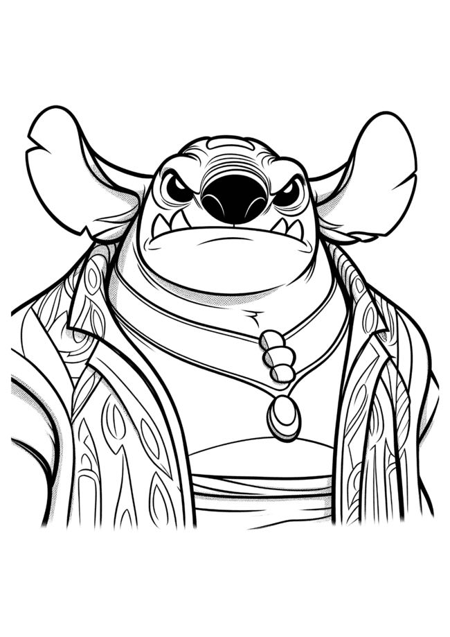desenhos para colorir infantil stitch 