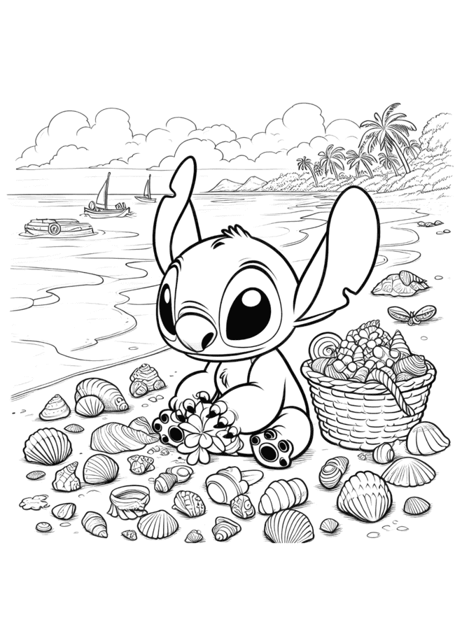 desenhos para colorir lilo stitch
