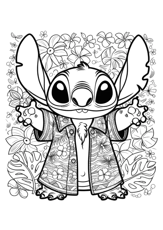 imagens do stitch para colorir