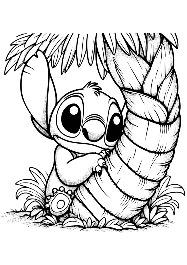 lilo e stitch desenho para colorir 