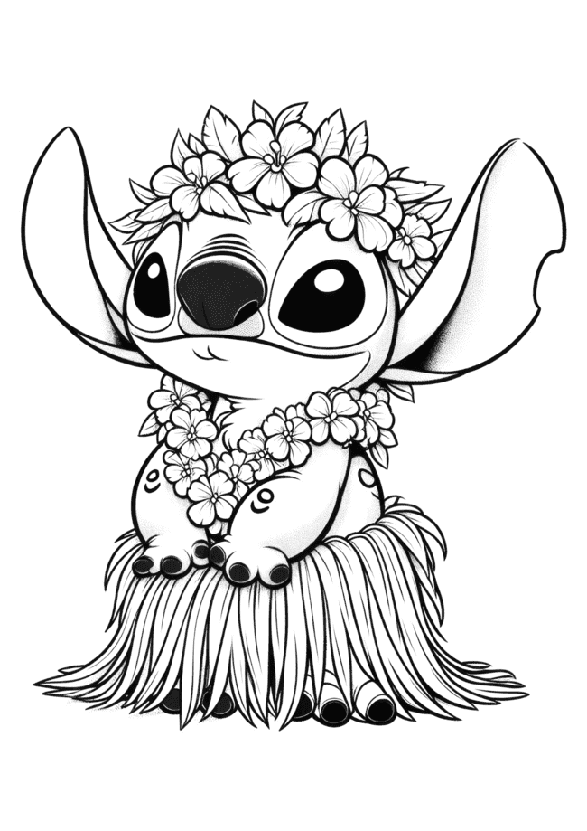lilo stitch colorir 
