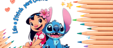 desenhos do stitch para colorir