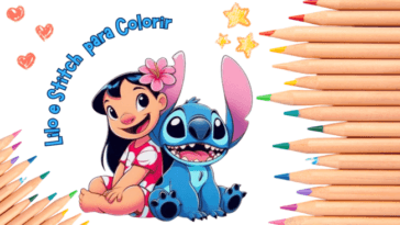 desenhos do stitch para colorir