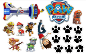topo de bolo Patrulha Canina grátis