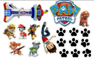 topo de bolo Patrulha Canina grátis