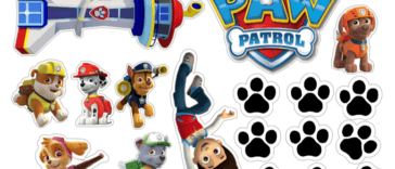 topo de bolo Patrulha Canina grátis