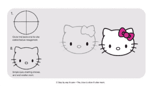 Como Desenhar a HelloKitty parte 2