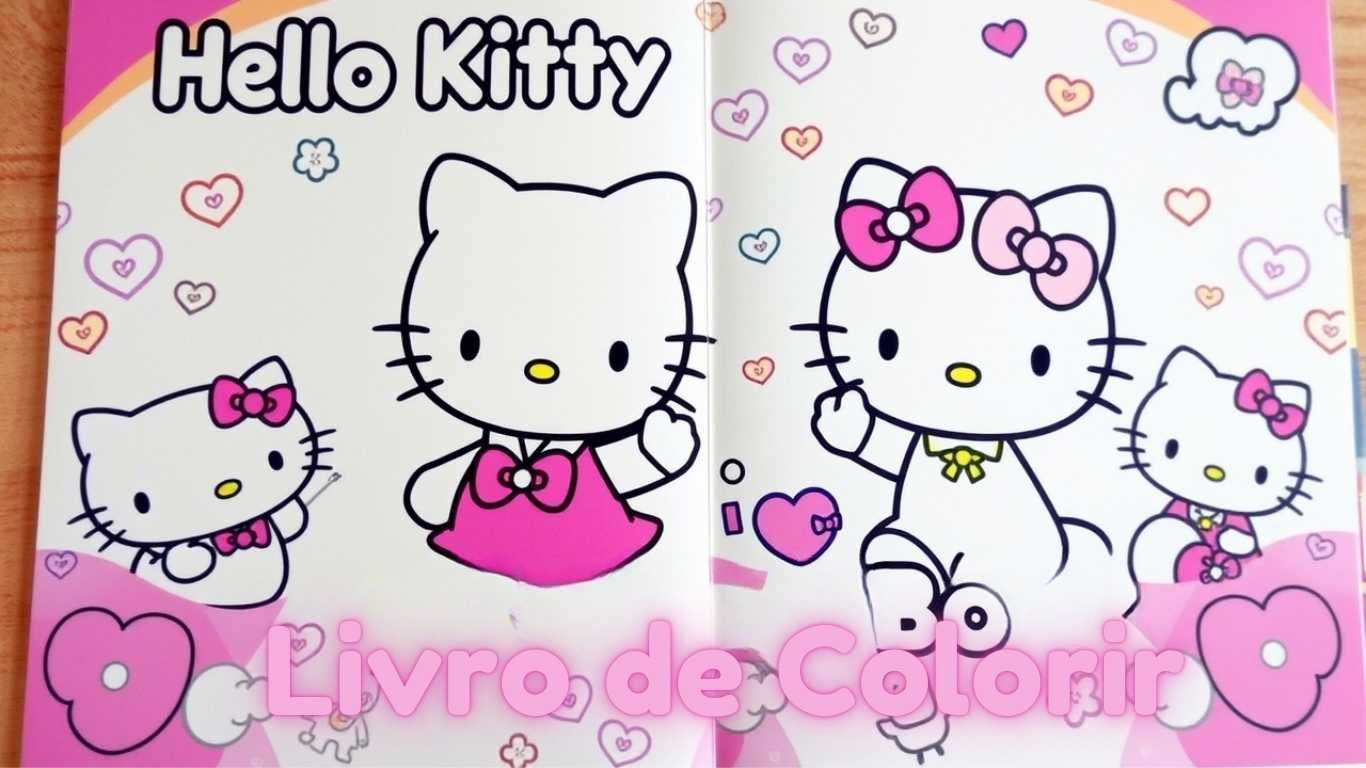 desenhos da hello kitty para colorir