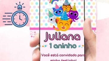 Convite Bolofofos Gratis