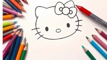 livro para colorir da hello kit gratis