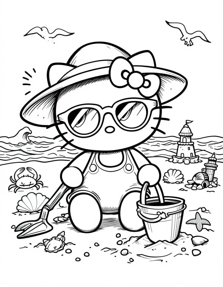 desenho da hello kitty