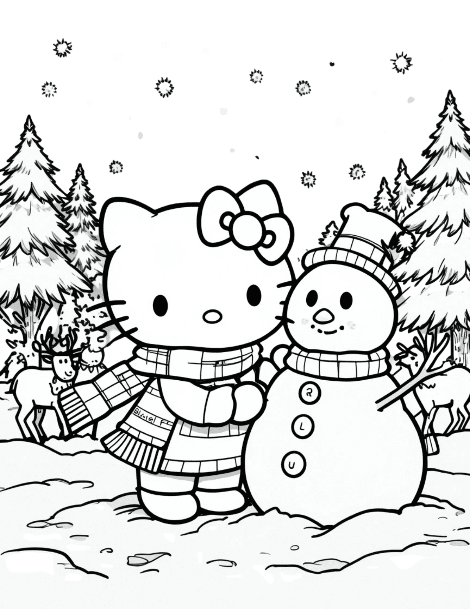 desenho hello kitty