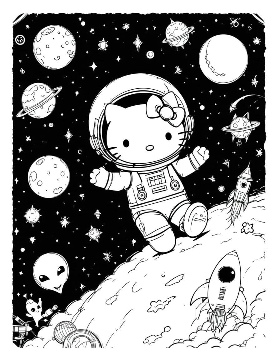 desenho hello kitty