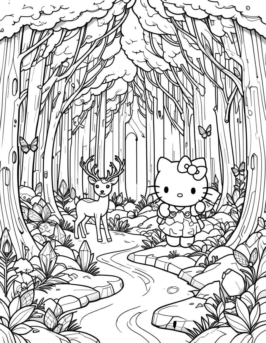 desenhos para colorir hello kitty
