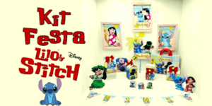 Kit de Festa Stitch para imprimir e personalizar