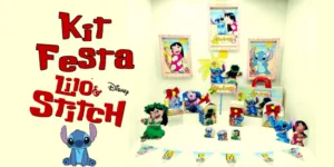 Kit de Festa Stitch para imprimir e personalizar