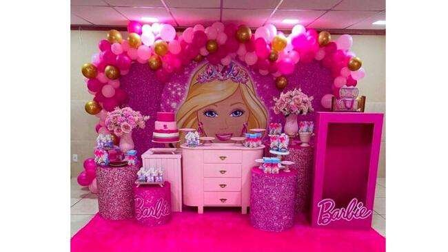 aniversário tema da barbie