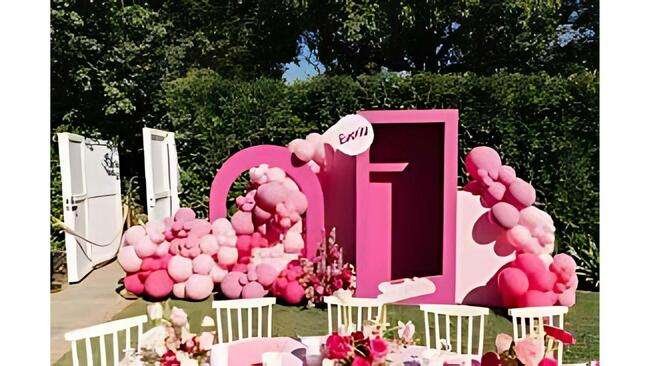 arrumação de aniversário da barbie