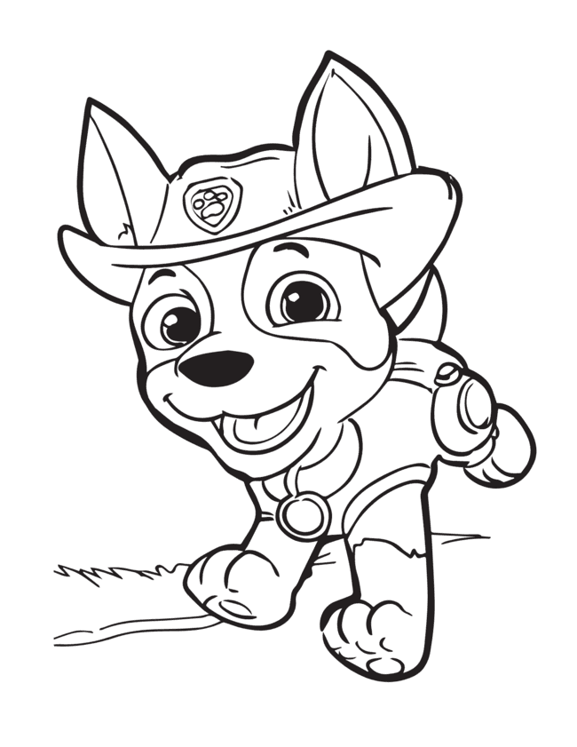 desenho da patrulha canina para colorir