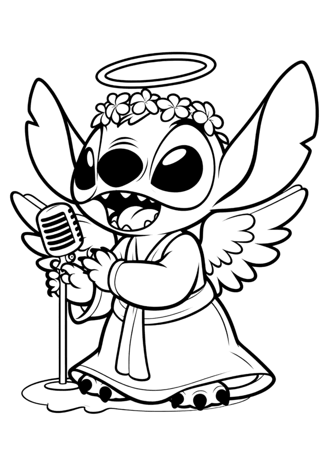 desenhos para colorir stitch 