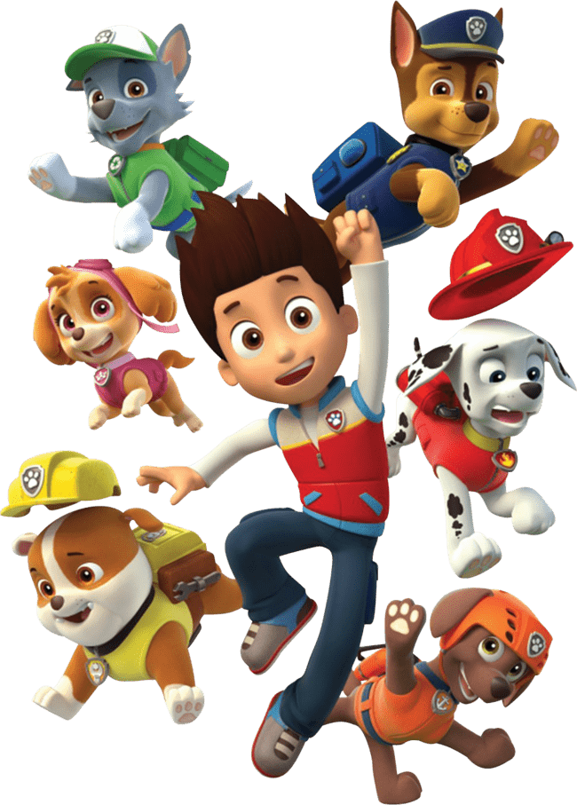 fundo convite patrulha canina png