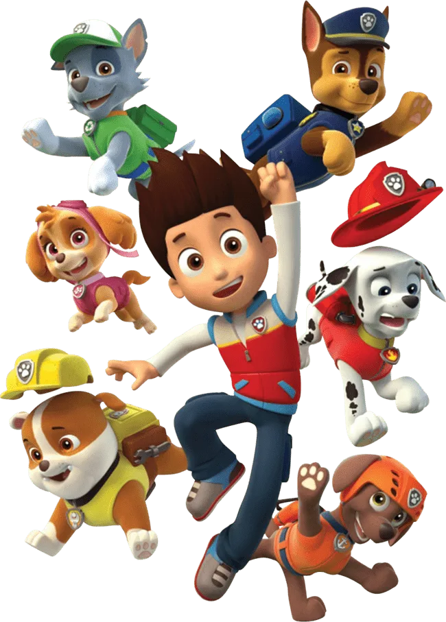Convite Interativo Patrulha Canina Gratis Editar 02 Modelos 12 fundo convite patrulha canina png
