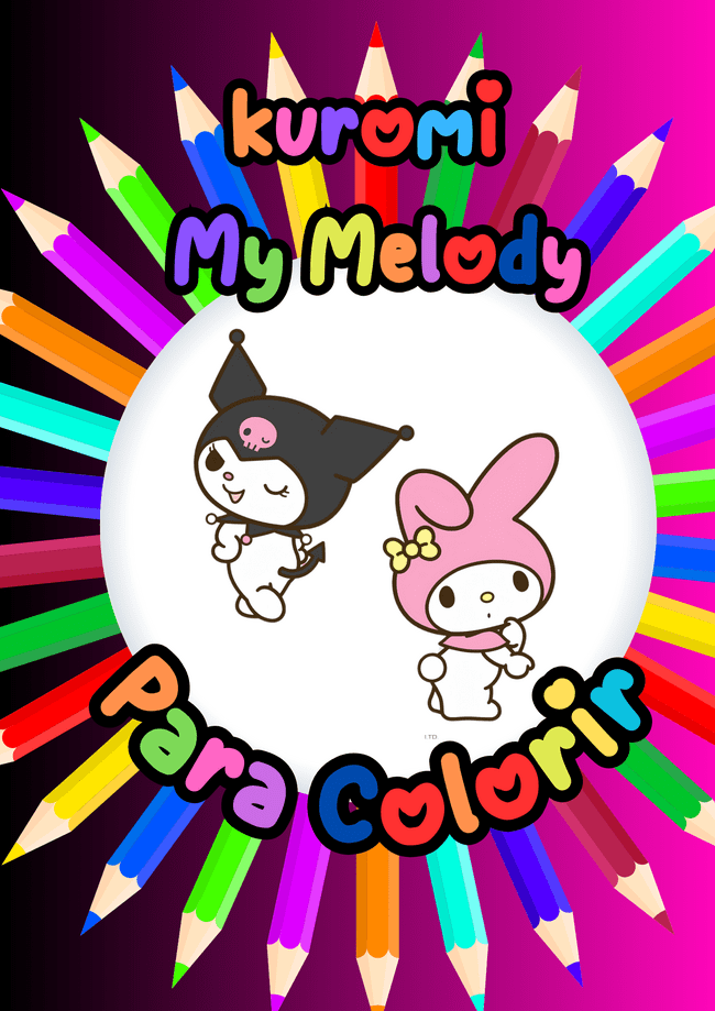 Kuromi para colorir