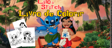 Desenho do stitch para colorir
