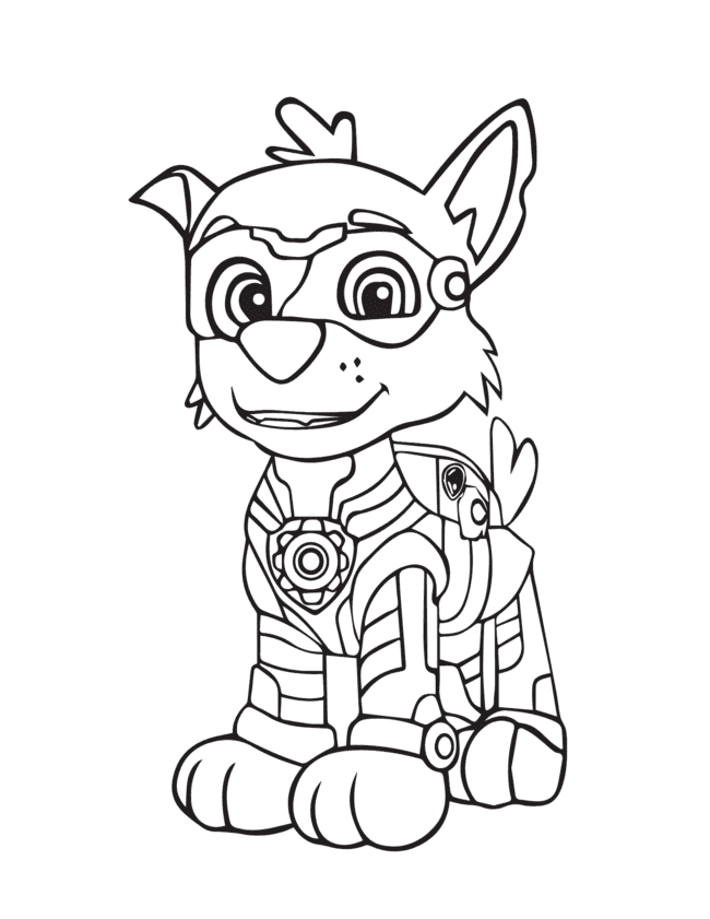 marshall patrulha canina para colorir