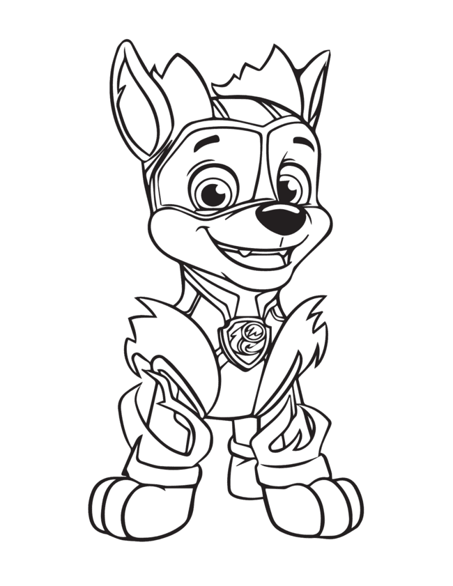 marshall patrulha canina para colorir