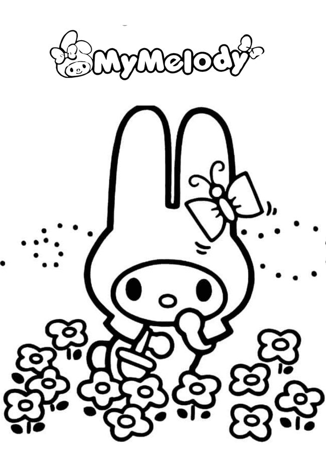 My melody para pintar