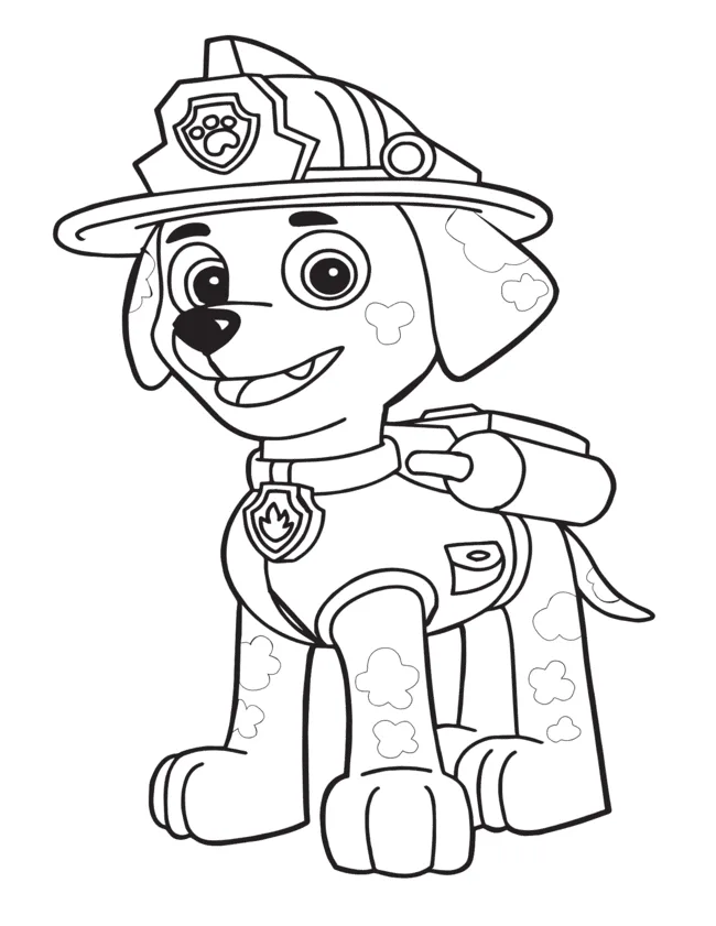 Patrulha Canina Para Colorir | 30 Desenhos Grátis 41 patrulha canina desenho para colorir