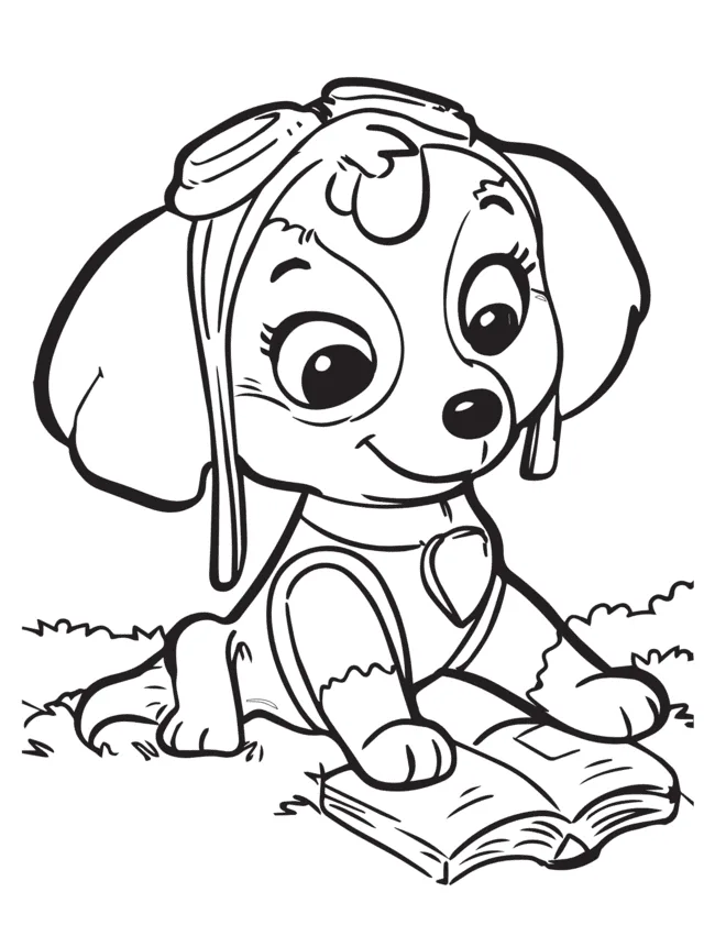 Patrulha Canina Para Colorir | 30 Desenhos Grátis 51 patrulha canina para colorir sky