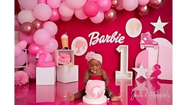 Roupa da Barbie Infantil para Aniversário