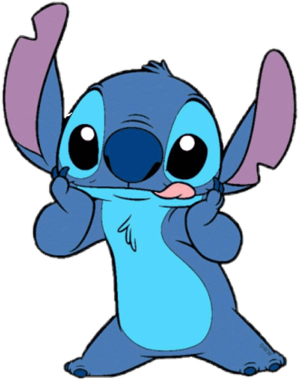 Stitch Mostrando a Lingua PNG
