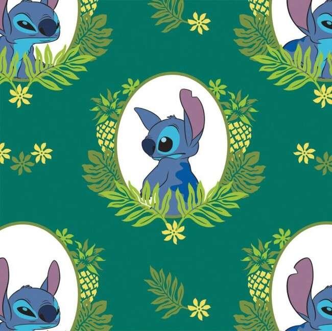 FUNDO VERDE DO STITCH PNG