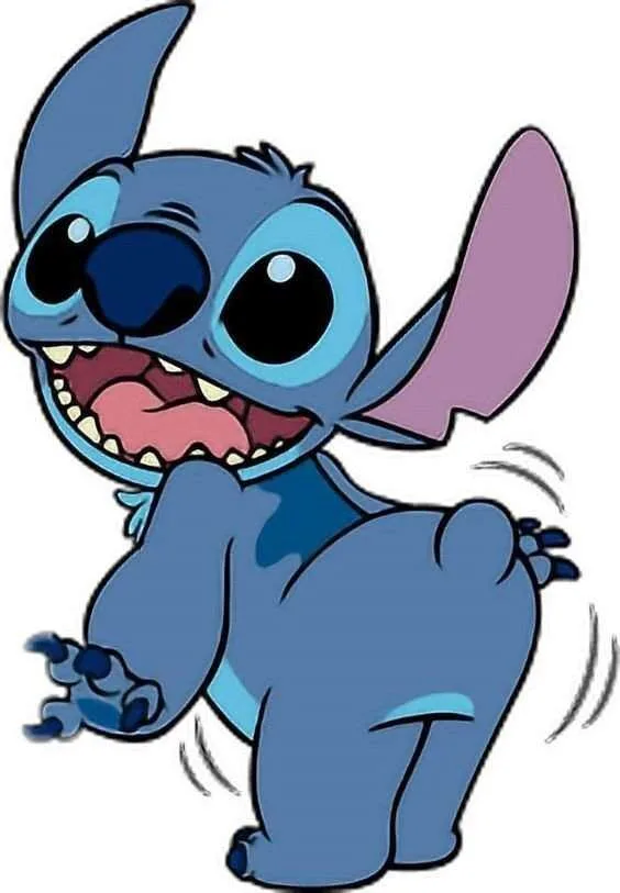 90+ Stitch PNG Grátis: Coleção Exclusiva Download Imediato! 279 Stitch de costas mostrando o bumbum para a camera PNG