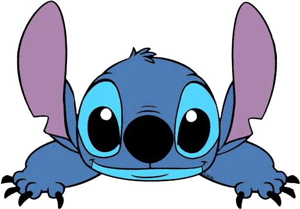 90+ Stitch PNG Grátis: Coleção Exclusiva Download Imediato! 308 Stitch deitado no chao olhando para frente lindo PNG