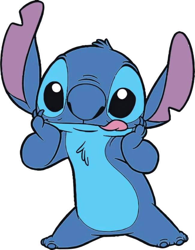 90+ Stitch PNG Grátis: Coleção Exclusiva Download Imediato! 312 Stitch relaxado e mostrando a lingua