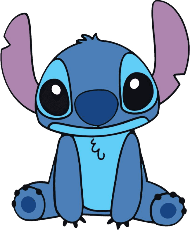 90+ Stitch PNG Grátis: Coleção Exclusiva Download Imediato! 289 Stitch pensativo com as maos no chao nao se agradou de algo PNG